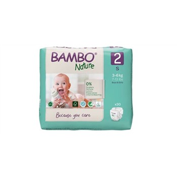 Bambo Nature Eco Nappies Size 2 S