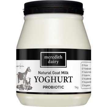 MEREDITH DAIRY NATURAL GOAT MILK YOGHURT 1kg
