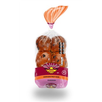 Organic Khorasan Fruit Buns  6 pack