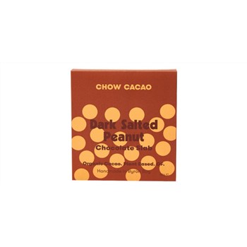 Dark Salted Peanut Chocolate Slab 80g