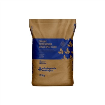 Organic Stoneground Whole Spelt Flour 12.5kg 