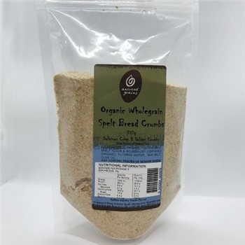 Organic Wholegrain Spelt Bread Crumbs 350g 