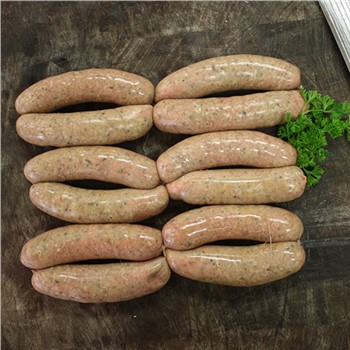 Grain Free lamb and Chive Sausages ~ 700g