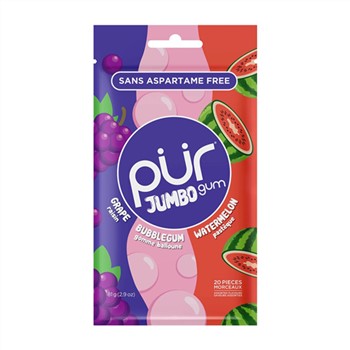 PUR Jumbo Grape&Bubblegum&Watermelon, 81g