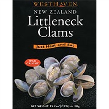 New Zealand Littleneck Clams - Wild Caught 1kg