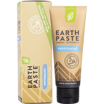 Redmond Earthpaste Toothpaste with Silver Peppermint, 113g