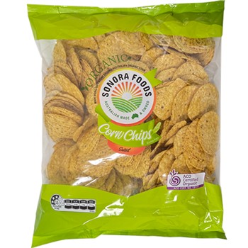 Sonora Foods Organic Corn Chips Salted 500g