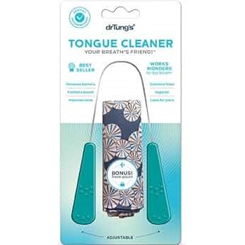 DR TUNG'S Tongue Cleaner, Stainless Steel